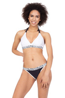 Bikini swimsuit bottom - black ZEBRA.