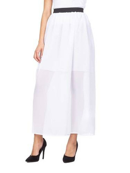 MAXI Chiffon Skirt - White.