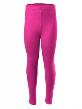 Cotton Long Legged Sport Leggings - Women's, Men's, and Children's in Fuchsia