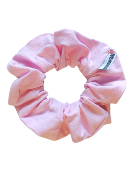 Pink Cotton Sprunchie Hair Tie