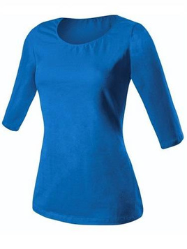 3/4 sleeve shirt - periwinkle