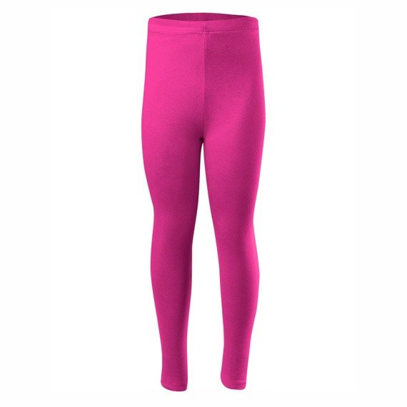 Cotton Long Legged Sport Leggings - Women's, Men's, and Children's in Fuchsia