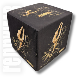 GOLDEN GYMNAST | Kostka treningowa do ćwiczeń | Pufa |  40x40x40 cm | rennWEAR