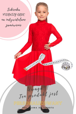 Sukienka "PIERWSZY KROK" szyta na ind. zam. wg preferencji Klienta