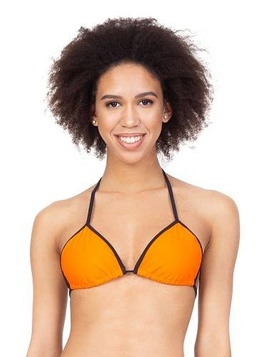 Swimsuit BIKINI Top - RENNWEAR Orange