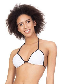 Swimsuit BIKINI Top - RENNWEAR white.