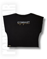Bluza oversize z nadrukiem z serii "Rutyna czyni mistrza"