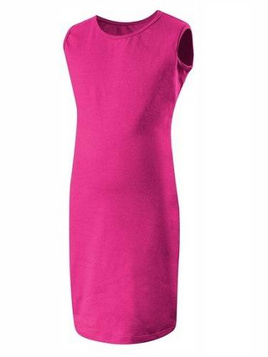Sleeveless Pencil Dress - Fuchsia
