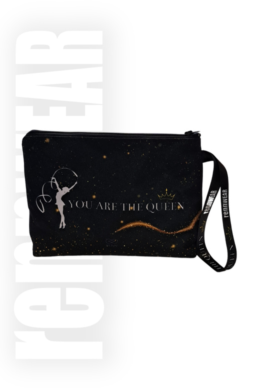 YOU ARE THE QUEEN | Kosmetyczka z paskiem 21x35x10,5 cm | rennWEAR