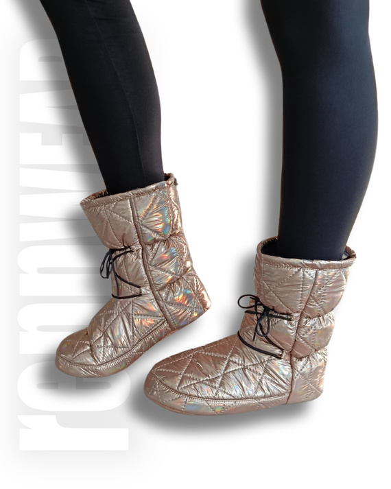 COPPER | Booties | Botki | Ciepłe Buty do rozgrzewki | Ocieplacze | miedziany | rennWEAR