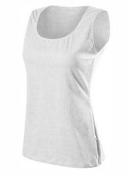 Sleeveless blouse - white